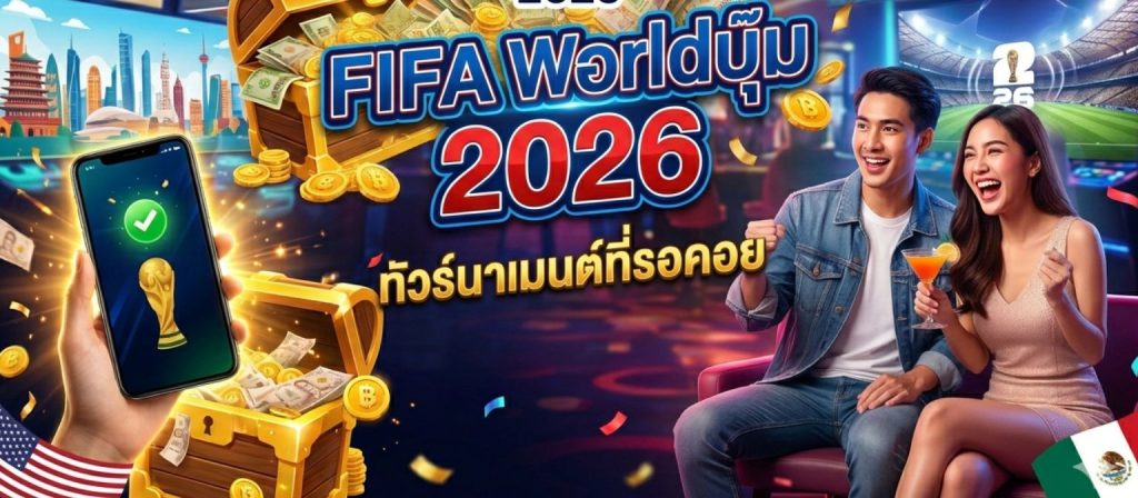 เดิมพันสนุก รับโบนัสเน้นๆ ต้อนรับฟุตบอลโลก 2026 | World Cup